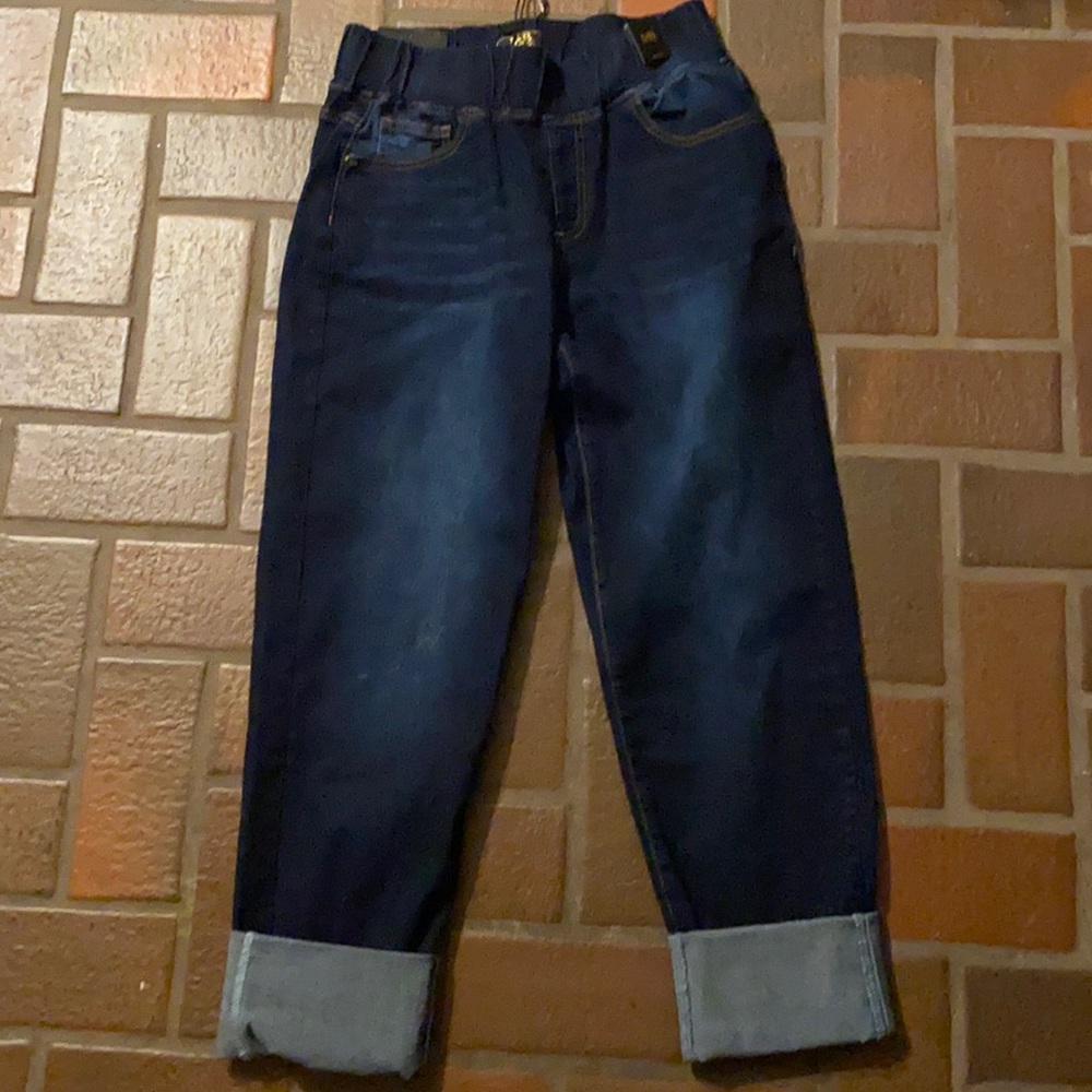 L&B pull-on cropped jeans